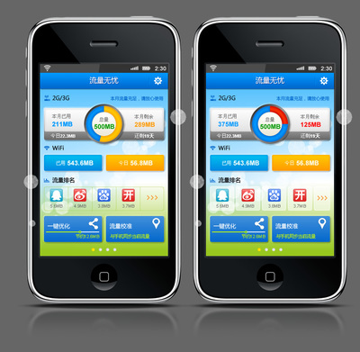 手機流量軟件設計